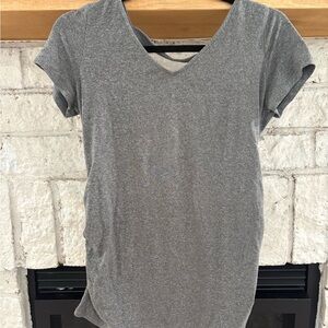 Classic Gray V-Neck Women's Tee